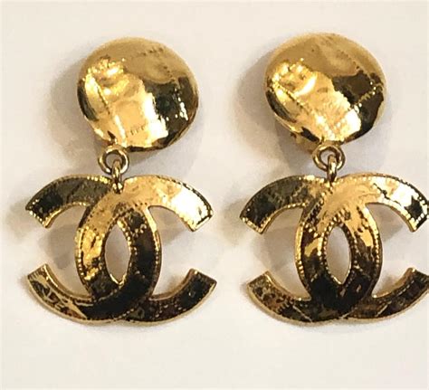 chanel earrings germany|chanel symbol earrings.